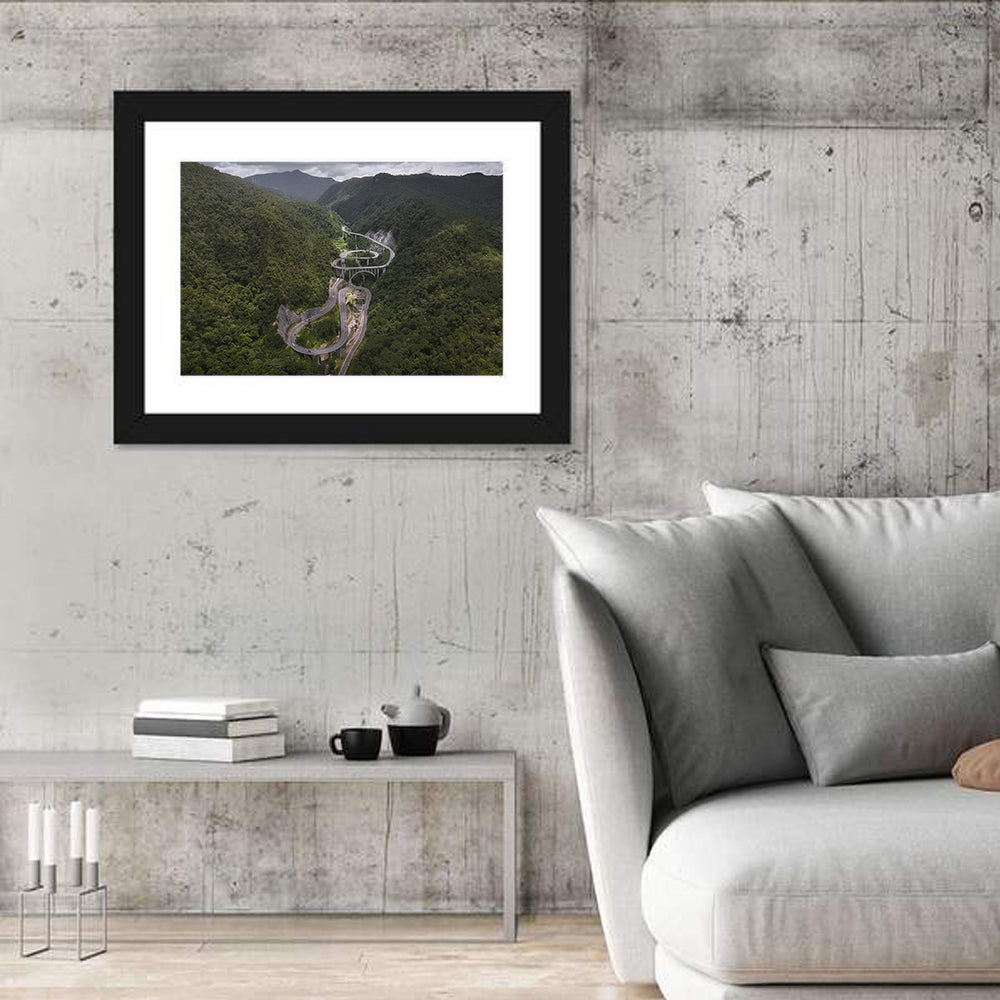 Kelok Sambilan Winding Highway Wall Art