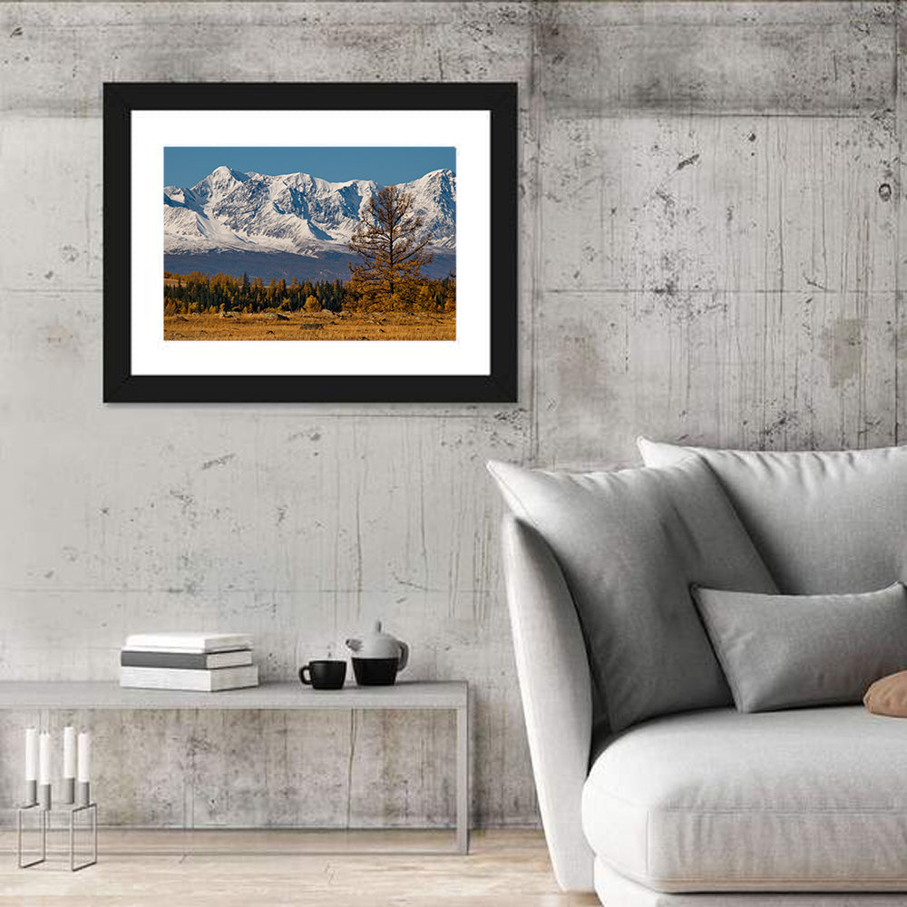 Altai Peaks in Autumn Wall Art