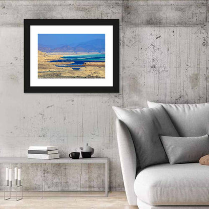 Salty Coastline Of Lake Assal Wall Art