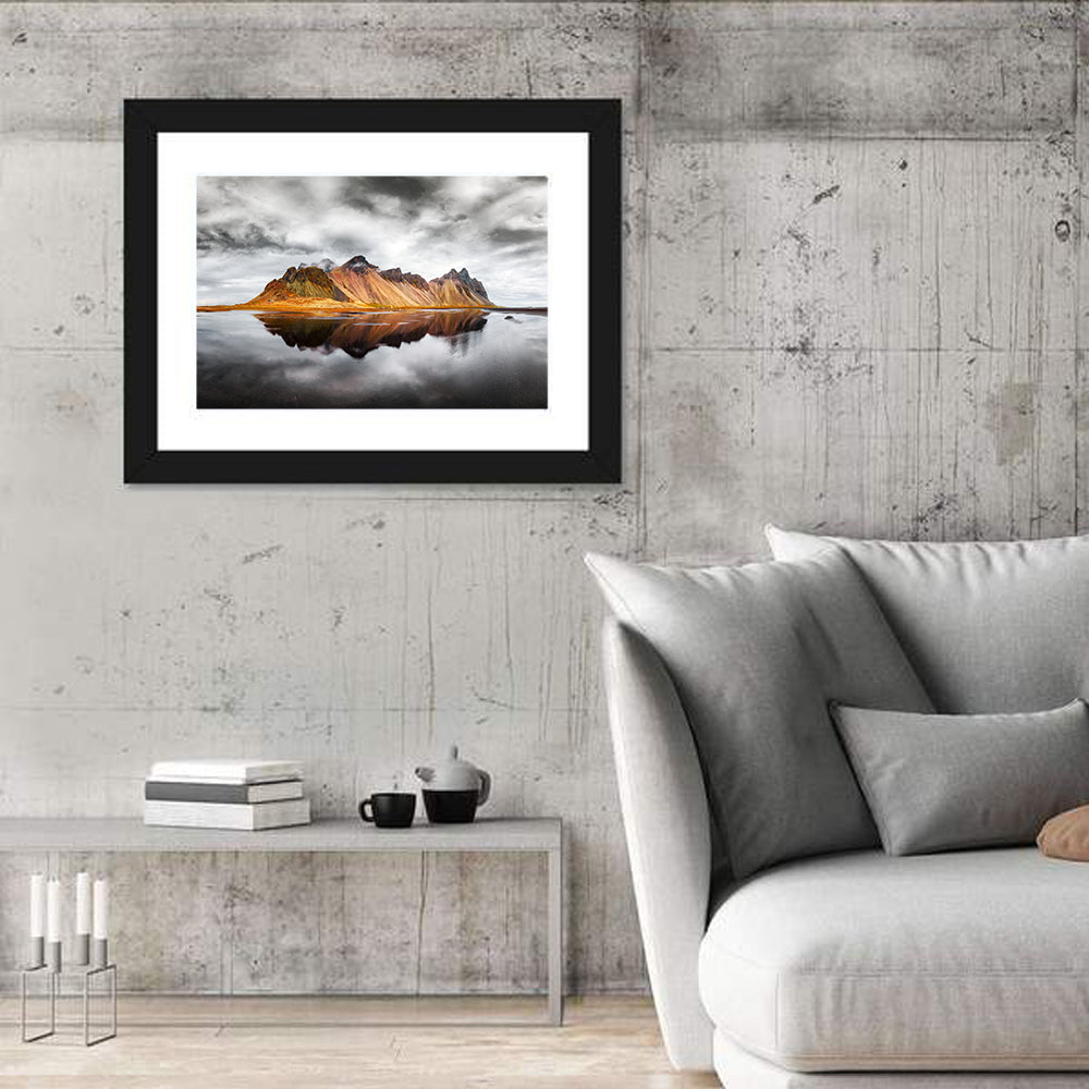 Vestrahorn at Stokksnes Wall Art in a room, landscape