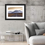East Fjords Road at Dusk Wall Art