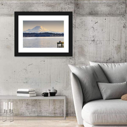 Mount Rainier from Lake Washington Wall Art