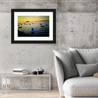 Sunset Over Bhojtal Lake Wall Art