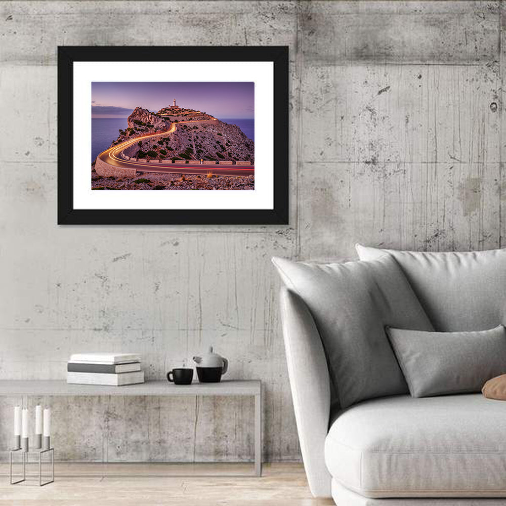 Formentor Lighthouse at Dusk Wall Art