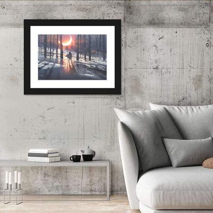 Winter Forest Journey Wall Art