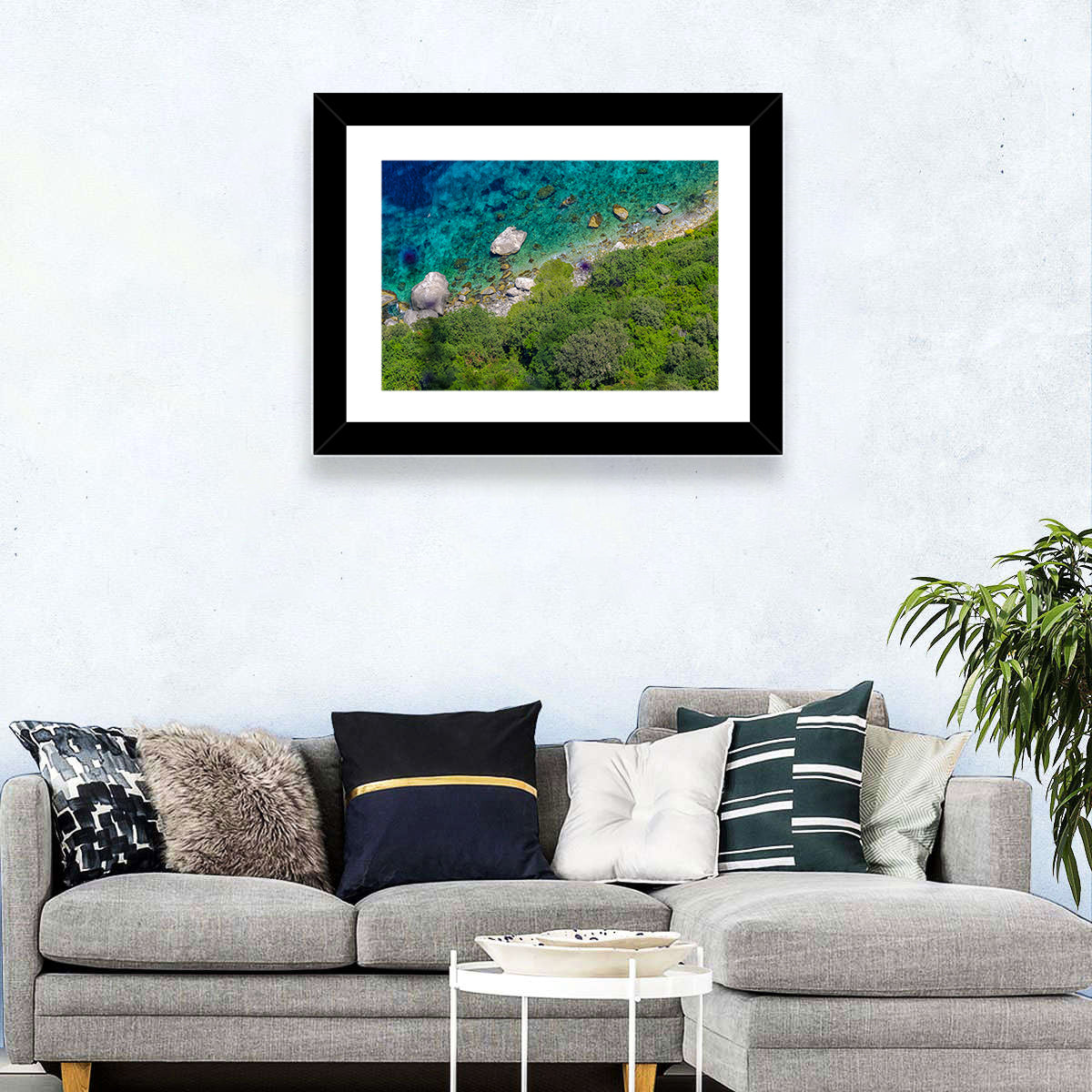 Capri Island Coast Wall Art