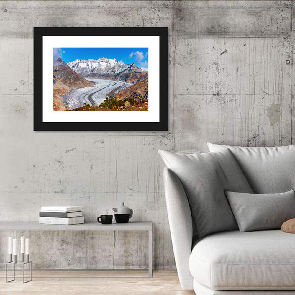 Aletsch Glacier Valley Wall Art