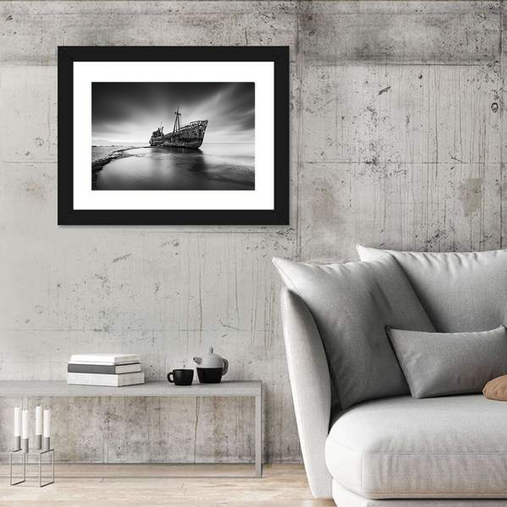 Dimitrios Shipwreck, Gytheio Wall Art