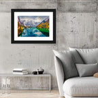 Lago Di Braies Reflection Wall Art