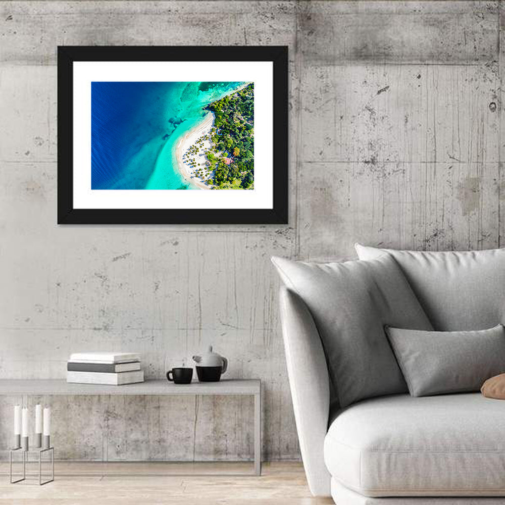Cayo Levantado Aerial View Wall Art