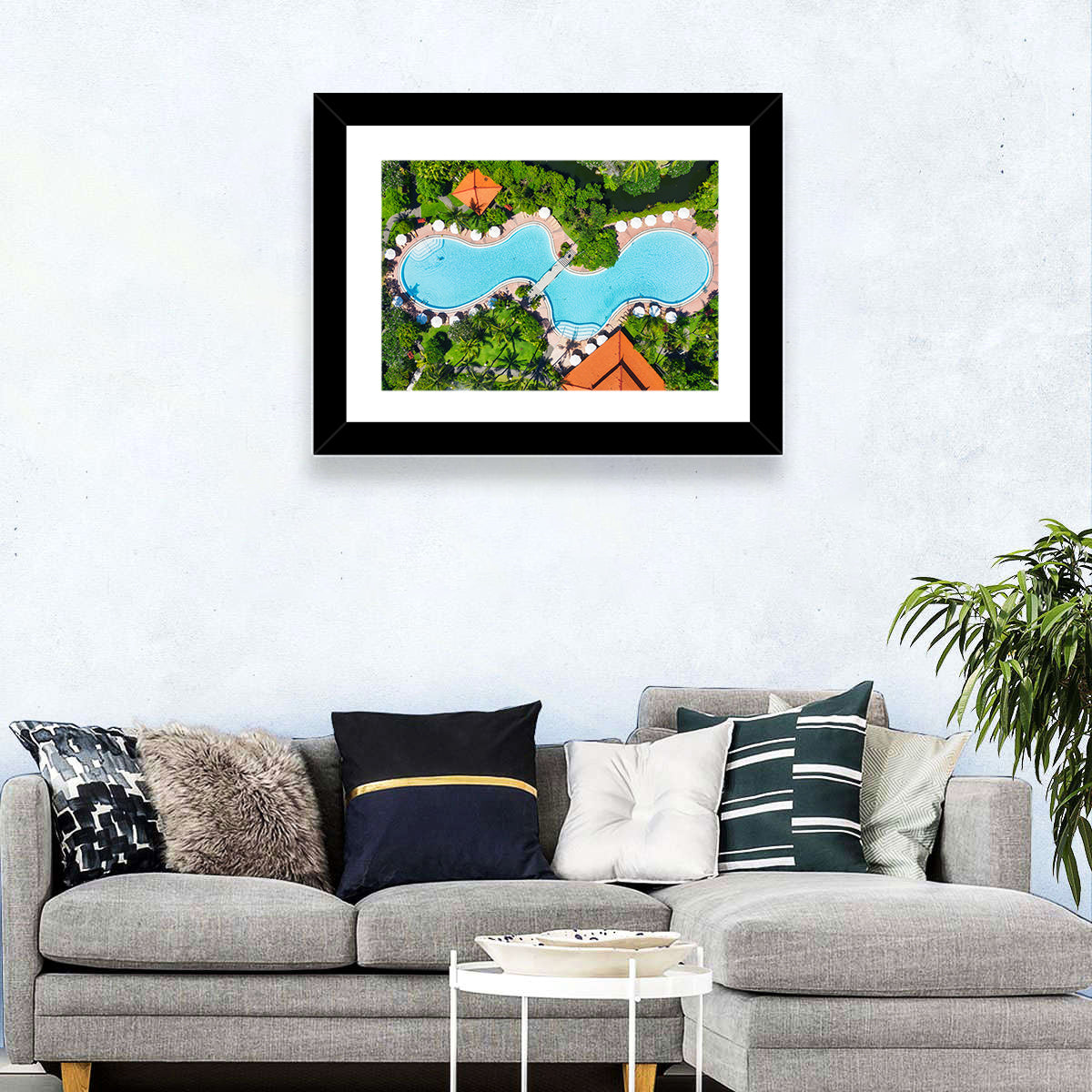 Luxury Beach Resort Wall Art