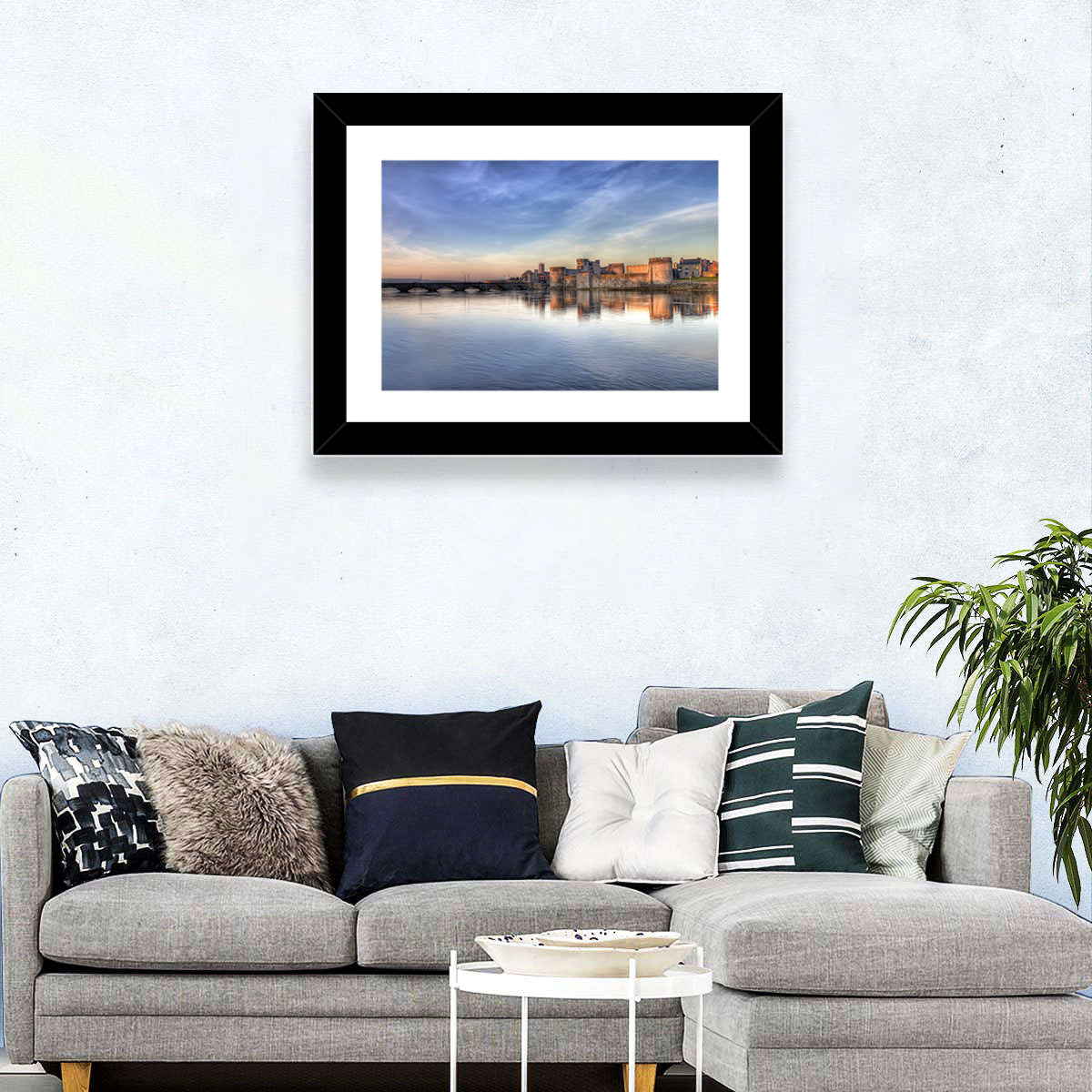 King John's Castle at Sunset Wall Art