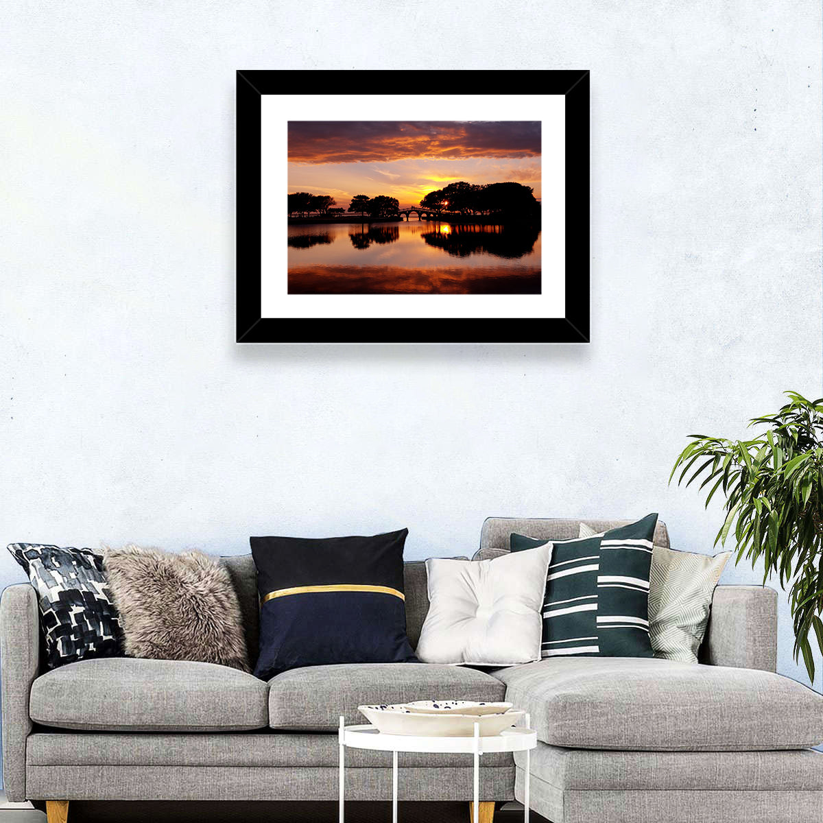 Tranquility Bridge Currituck Park Wall Art