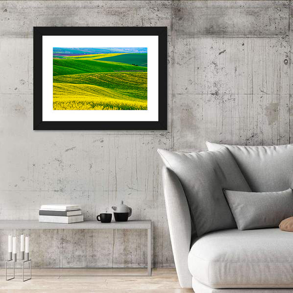 Spring Rapeseed Fields Wall Art