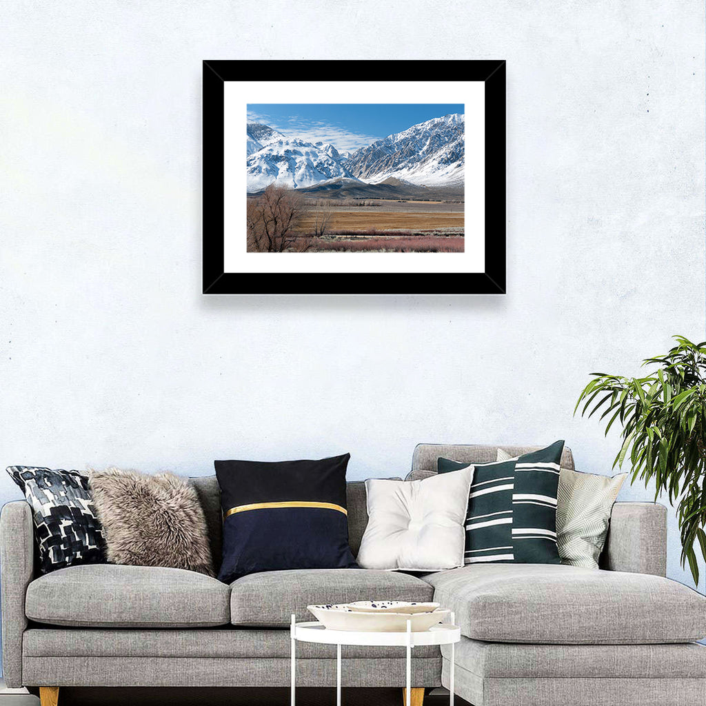 Eastern Sierra Winter Peaks Wall Art