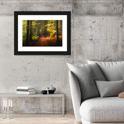 Autumn Forest Pathway Wall Art