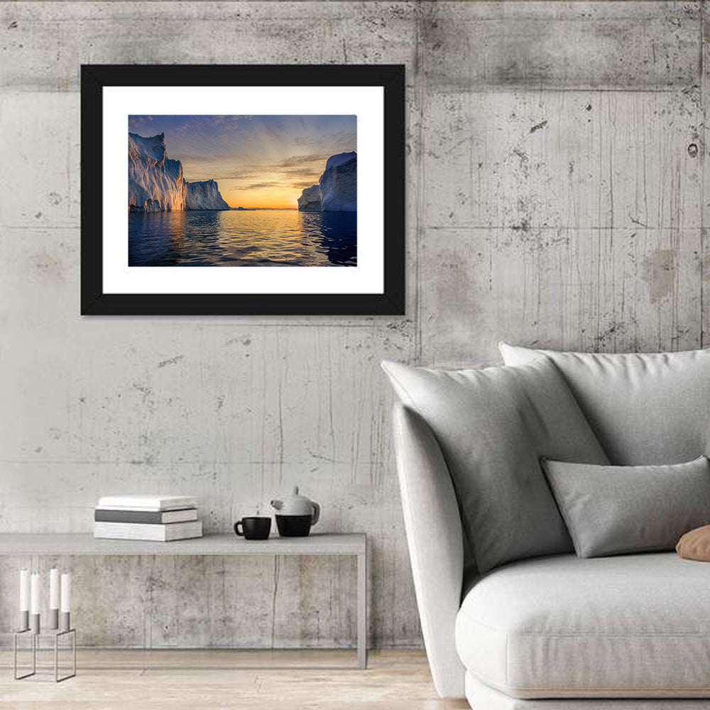 Ilulissat Glaciers, Greenland Wall Art in a room, landscape