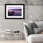 Lake Lucerne Pier at Dusk Wall Art