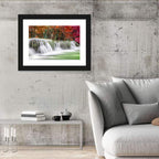 Kanchanaburi Autumn Waterfall Wall Art