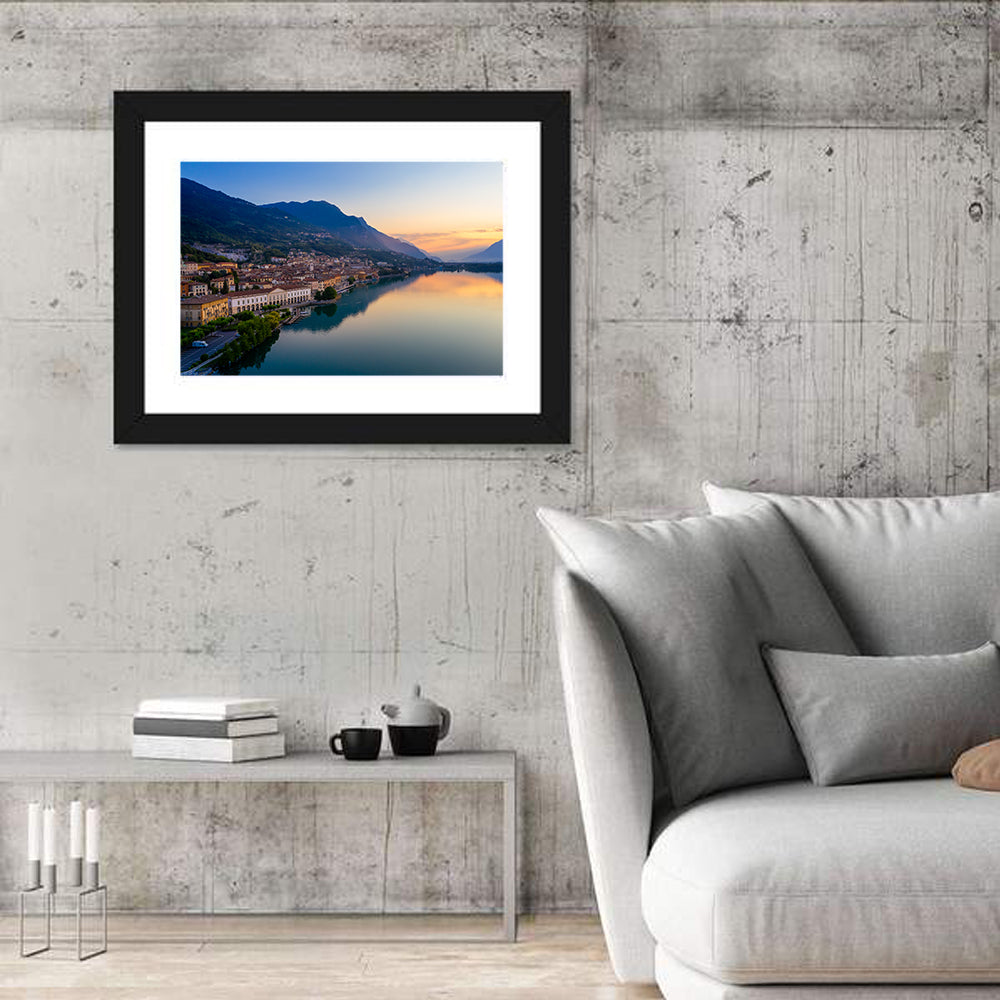 Lake Iseo Sunrise Wall Art