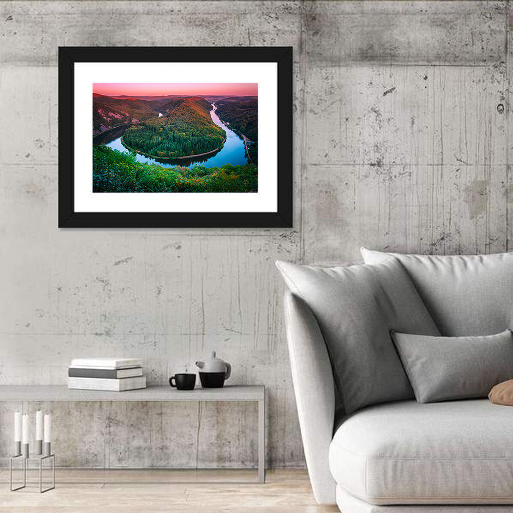 Saarschleife River Loop Wall Art