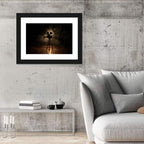 Backlit Vintage Movie Camera Wall Art