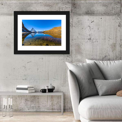 Matterhorn From Riffelsee Lake Wall Art