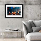 Diya of Hope Wall Art