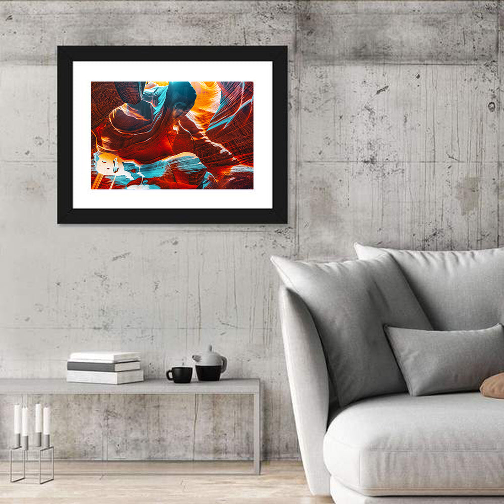 Antelope Canyon Crevice Light Wall Art