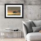 Unstoppable Knight with Red Cape Wall Art
