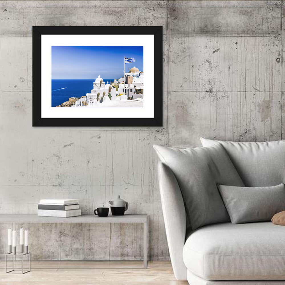 Oia Bell Tower, Santorini Wall Art