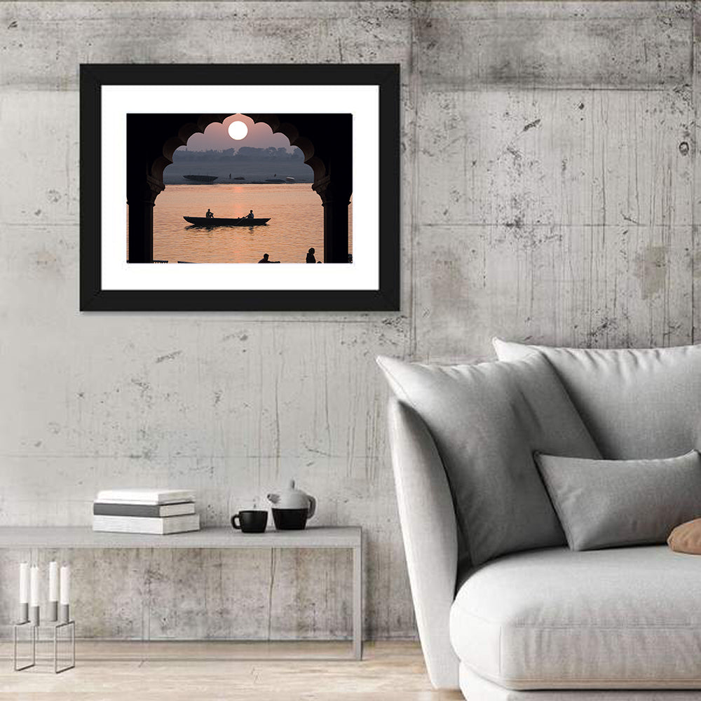 River Ganges Sunrise Wall Art