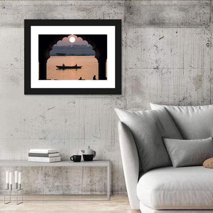 River Ganges Sunrise Wall Art