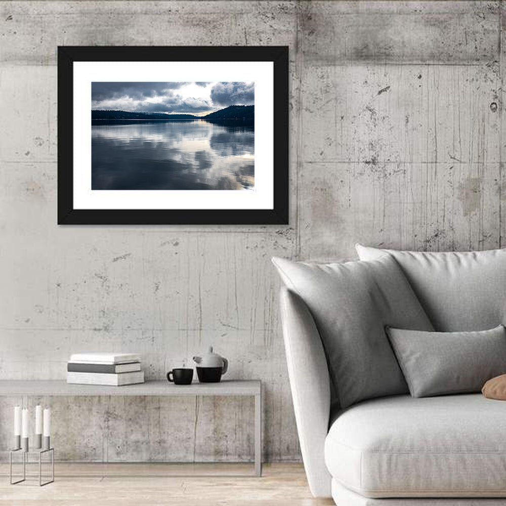 Coeur D'alene Lake Reflection Wall Art