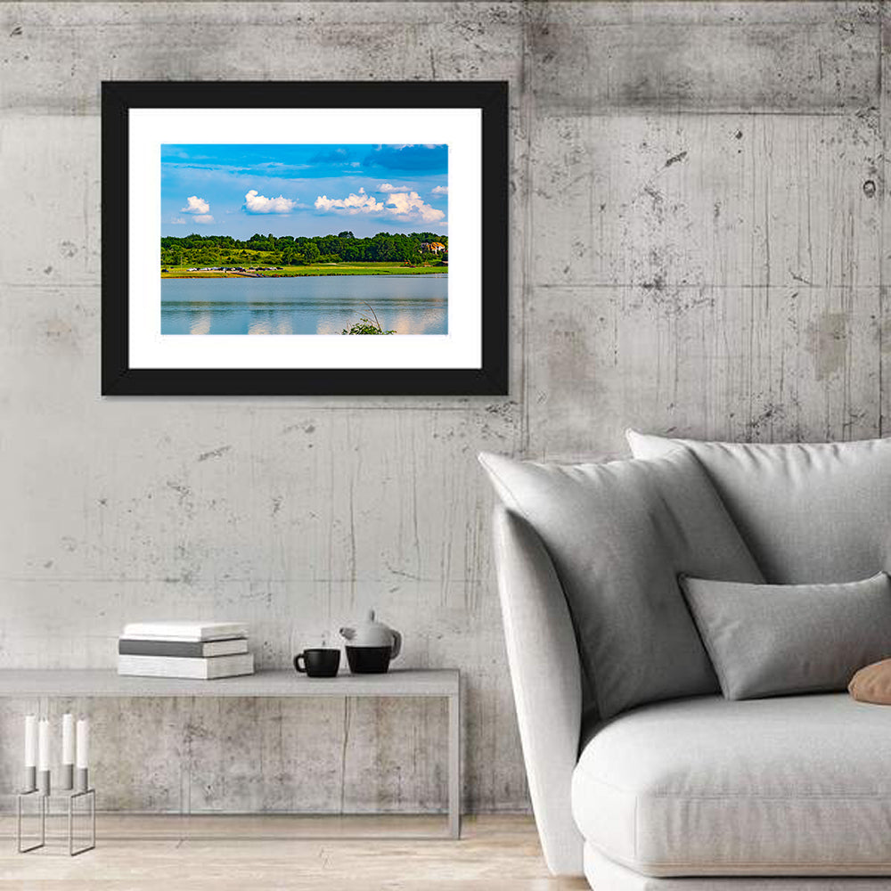 Zorinsky Lake Reflection Wall Art