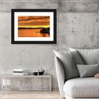 Lake Zurich Golden Sunset Wall Art