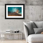 Volcanic Cone at Golden Hour Wall Art