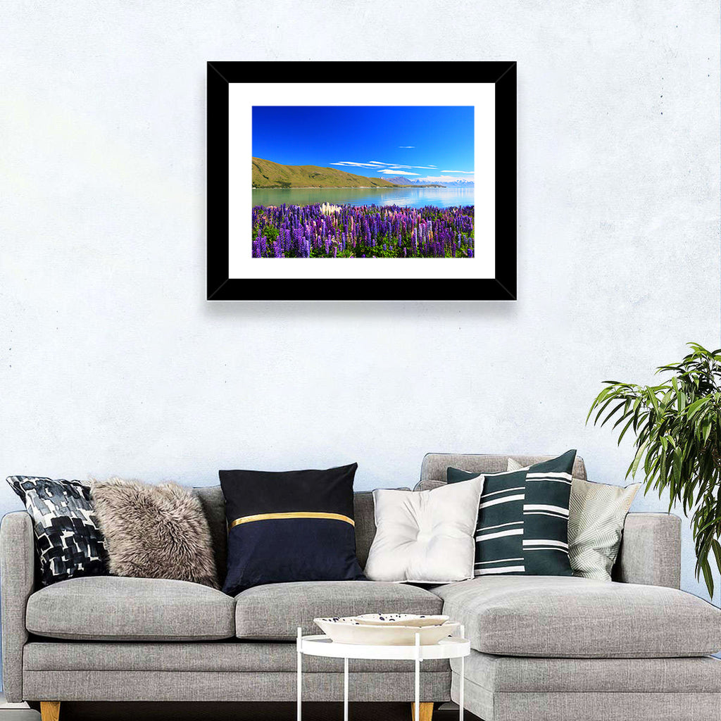 Lake Tekapo Lupine Fields Wall Art