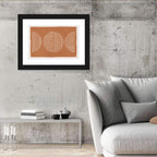 Terracotta Timelapse Circles Wall Art