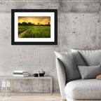 Irwin Prairie Boardwalk Sunset Wall Art