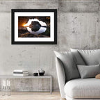 Sea Cave Sunset Wall Art