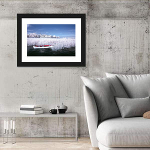 Lake Golyazi in Winter Wall Art