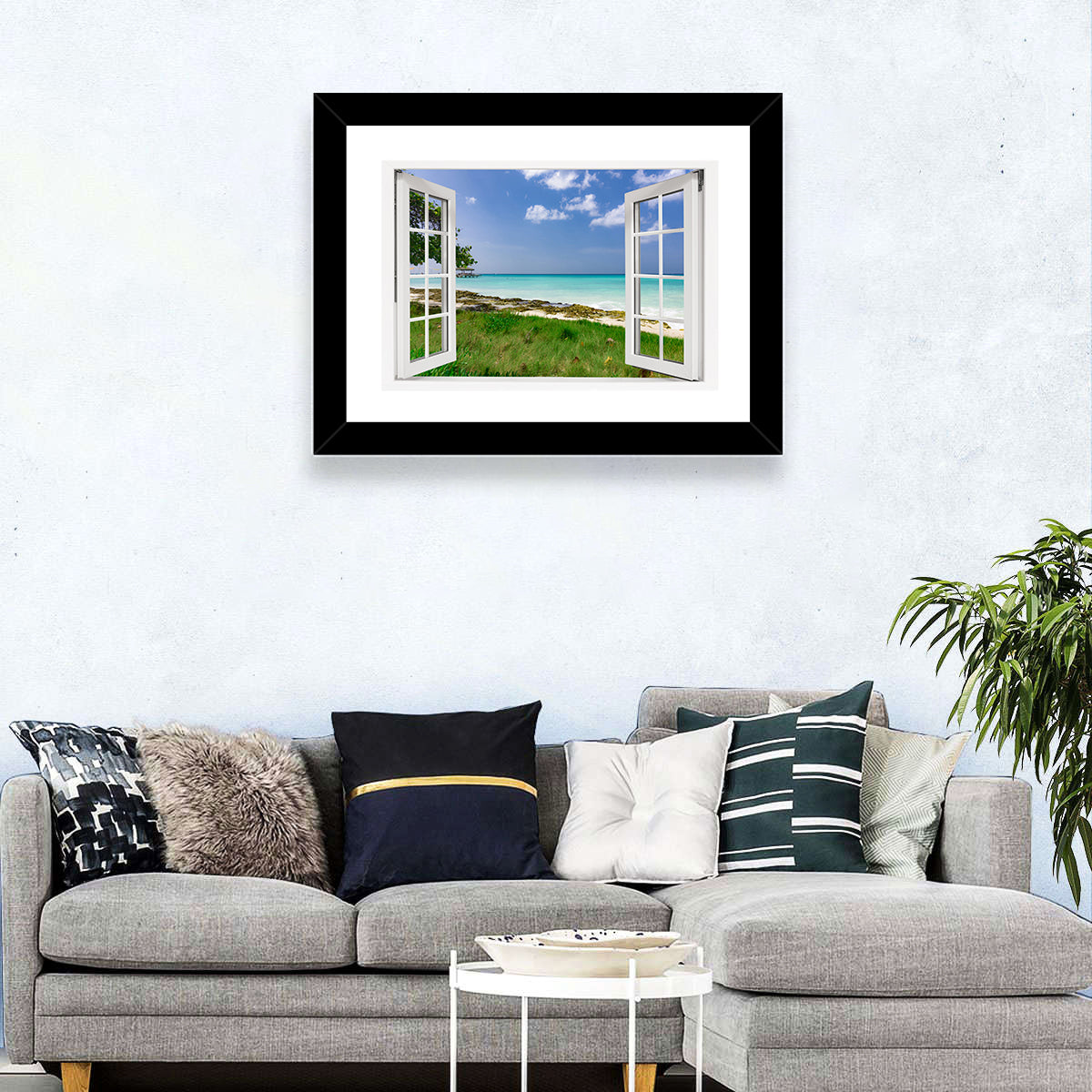 Window To Ocean Wall Art