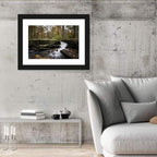 Cheaha Falls Autumn Waterfall Wall Art