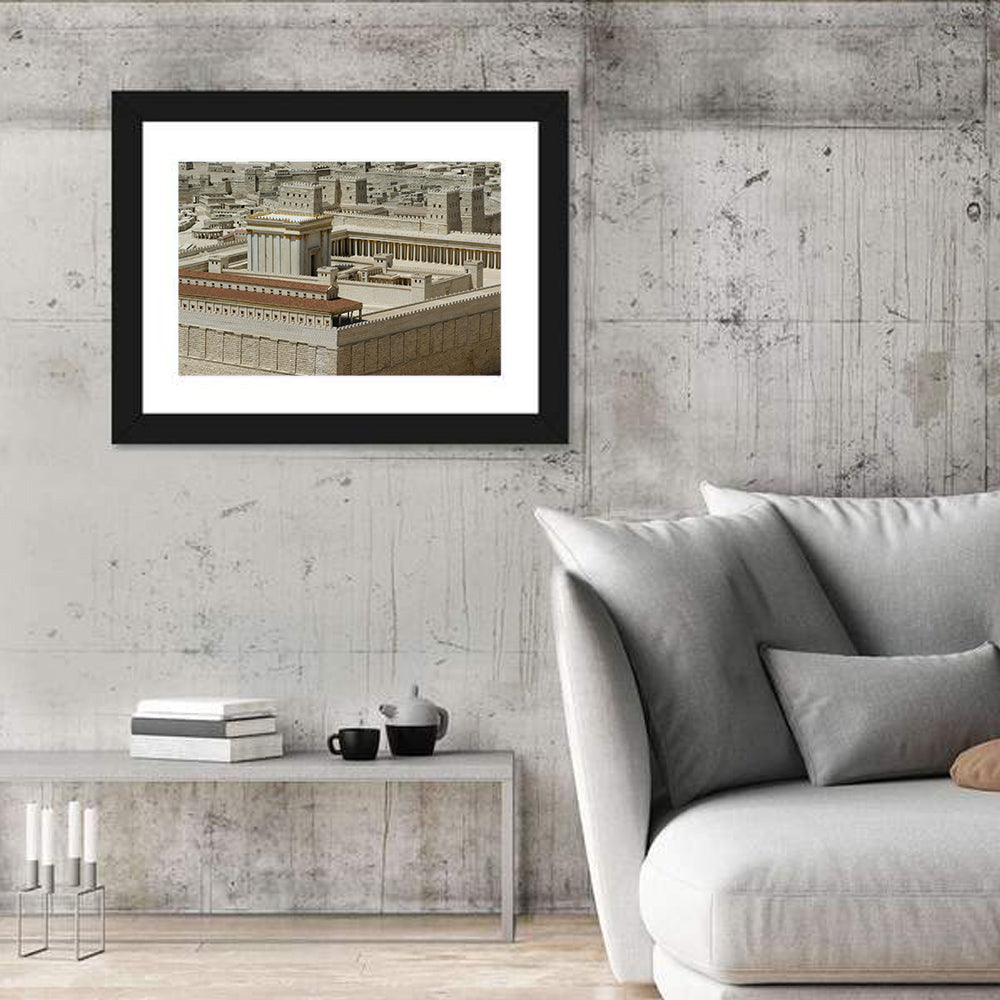 Holyland Model Second Temple Wall Art