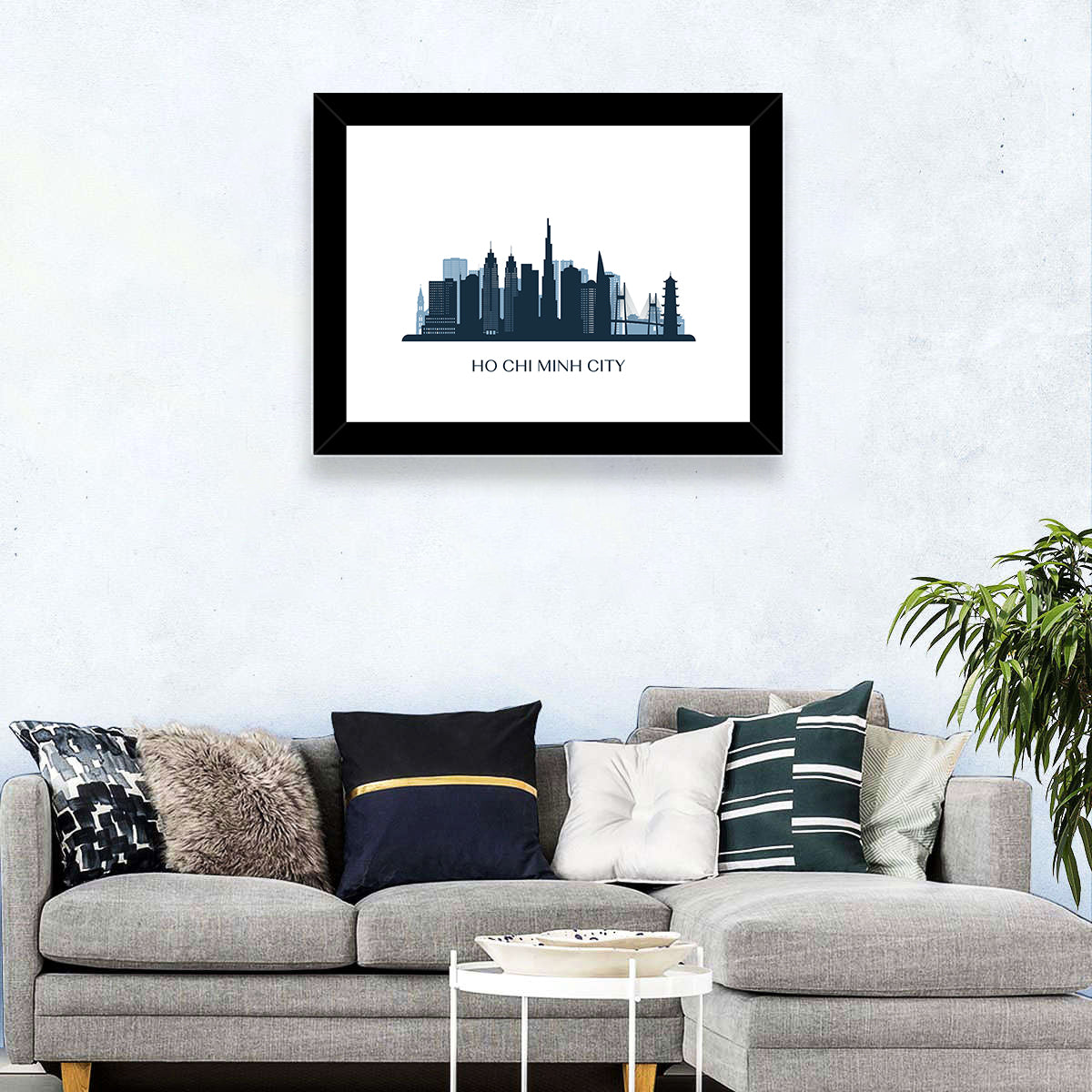 Ho Chi Minh City Skyline Wall Art