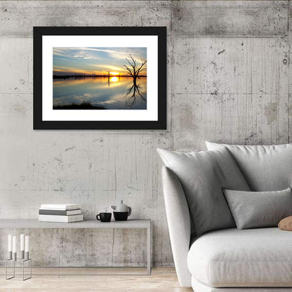 Murray River Sunset Wall Art