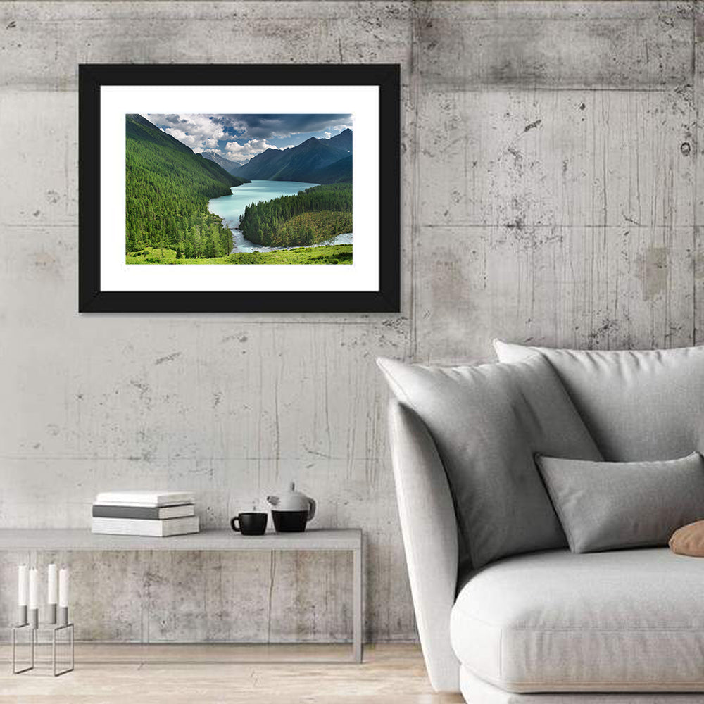 Kucherlinskoe Lake, Altai Wall Art in a room, landscape