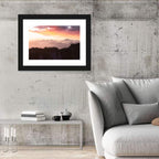 Vancouver Mountains at Sunset Wall Art