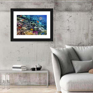 Colorful Coral Reef Wall Art